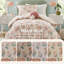 Ensembles de literie en microfibre confortables, conception de champignon fantaisiste, parfait pour la maison