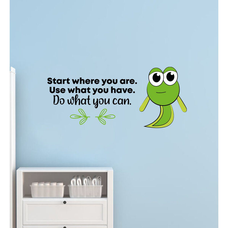 Décalcomanie murale en vinyle you can Tadpole, H 20 po x l 40 po