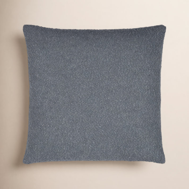 Coussin décoratif Amalfi Boucle, Bas, 20 po x 20 po, gris