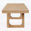 Table de cuisine en bois de ferme avec rallonge amovible pour 4 à 8 personnes-130198902