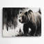 Faune, grizzly noir, art mural en métal-56266291