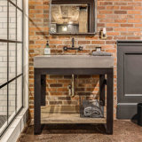 Outland 36'' Single Bathroom Vanity with Concrete Top