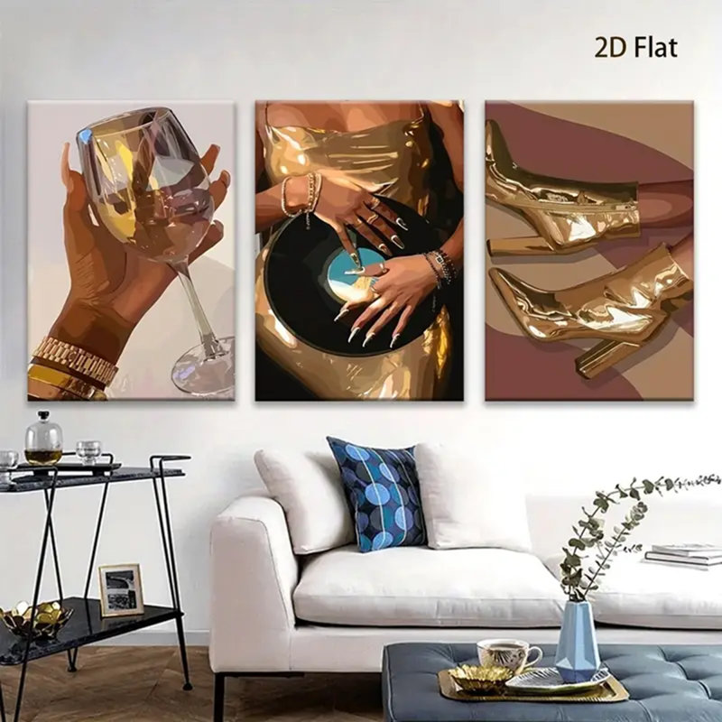 3 Piece Wrapped Canvas Print