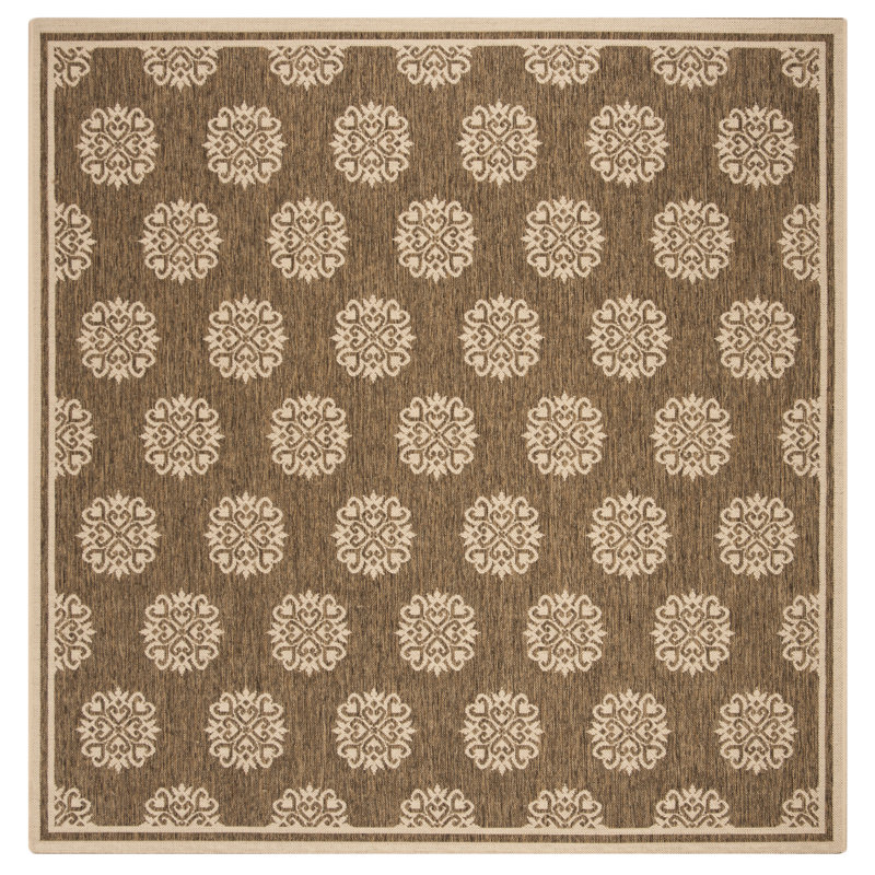 Goodson Beige/Cream Indoor/Outdoor Rug, Square 201 cm