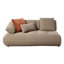 Canapé modulaire avec repose-pieds Carrick FABRIC
