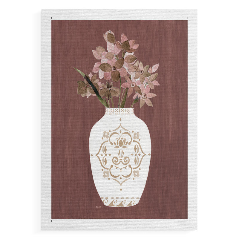 Romantiques fleurs I - impression sur toile seulement - non encadrée