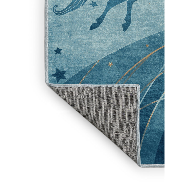 Tapis chic et luxueux lavable à la machine Pantelie, 2x3