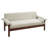Luma 72.8-Inch Modern Scandinavian Upholstered 2-Seater Loveseat with Plush Armrest Pillows and Solid Rubberwood Frame-1865451778