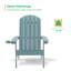 Navy Blue Outdoor Adirondack Chair-70543952
