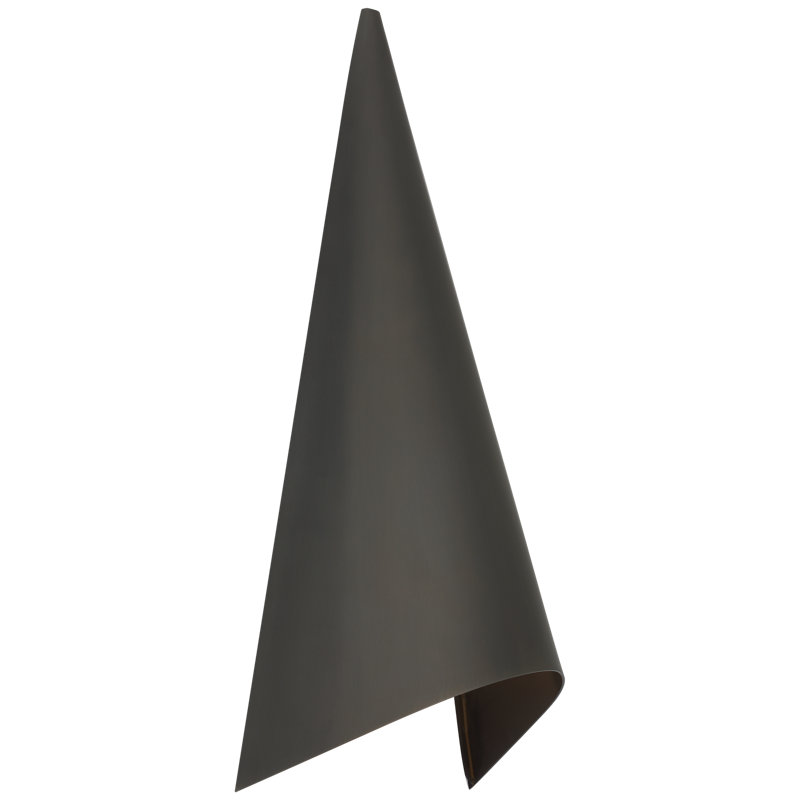 Kelly Wearstler Piel Indoor/Outdoor Wall Wash, Bronze, 13.75" H x 9.25" W x 3.5" D