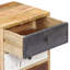Abbate 40cm W Solid Wood Bedside Table