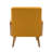 Mayenne Upholstered Accent Chair with Rattan Arms-1017493440