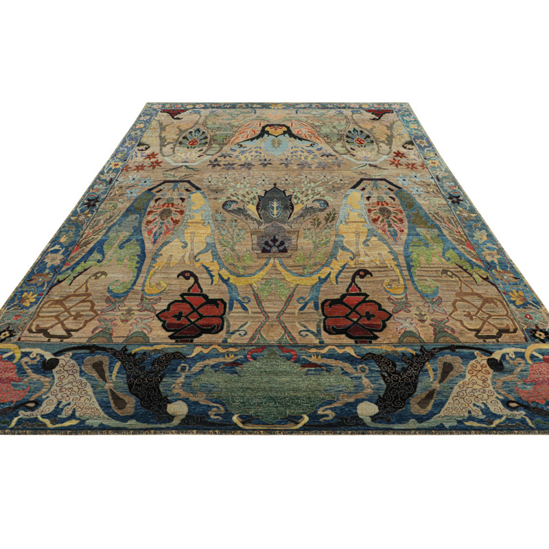 One-of-a-Kind 7'11x11'4 Hand Knotted Area Rug