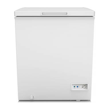 Kalamera 3.5 Cu.ft compact mini chest fridge freezer free standing