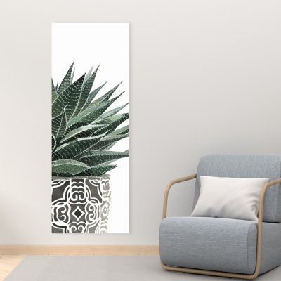 Zèbre plante succulente, art mural chambre botanique