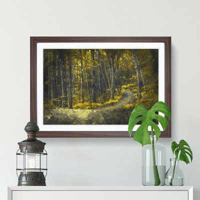 Yellow Forest in Connecticut - Picture Frame Graphic Art Print