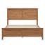 Lit plateforme moderne en bois moderne avec support de lattes en bois robuste, aucun sommier requis