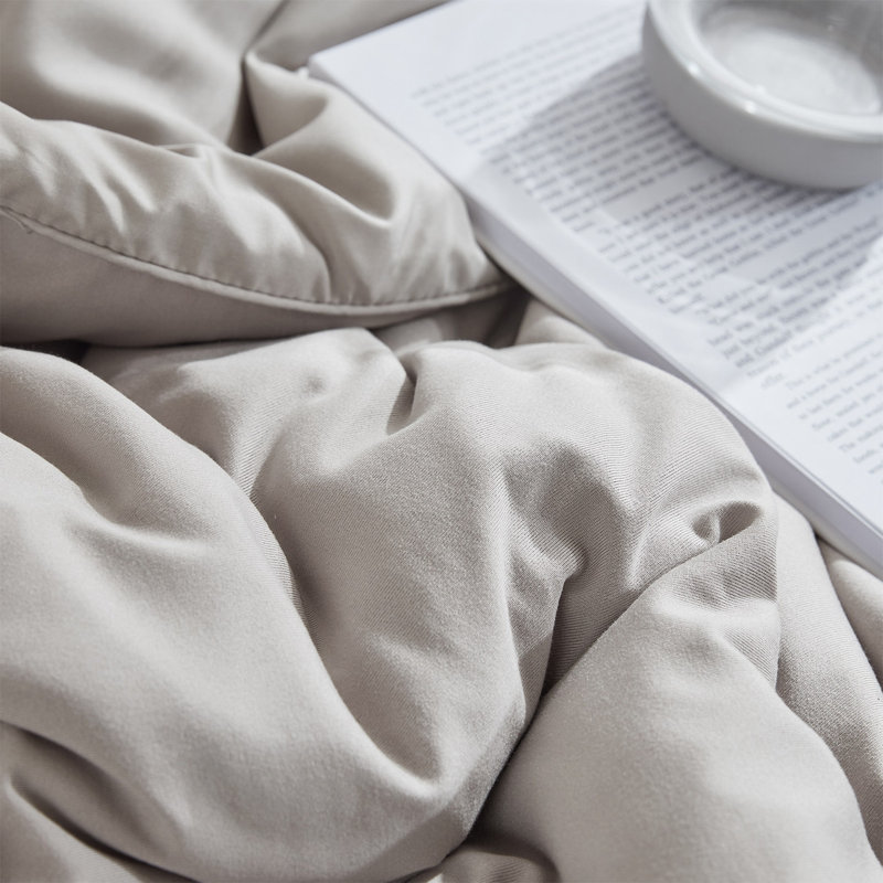 Coma Inducer Buttery Rayon Lightweight Oversized Comforter Set, California King Comforter + 2 King Shams