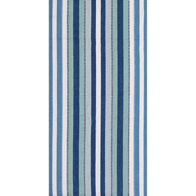 Bristol Flatweave Blue/Teal/Ivory Recycled PET Indoor/Outdoor Rug