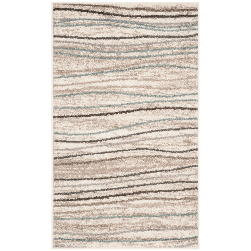 Mcnealy Performance Abstract Rug, Rectangle 3' x 5'