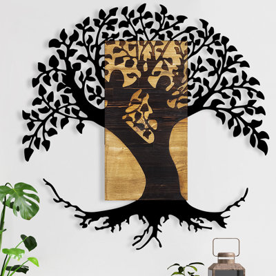 Décoration murale en bois