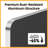 24"x 32" Recessed or Surface Mount Mirror Medicine Cabinet with Adjustable Shelves, Rust-Resistant Aluminum-278762689-278762703