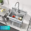 Évier de buanderie autoportant de style commercial en acier inoxydable de calibre 18 de 18 po KRAUS Standart Pro-130700666