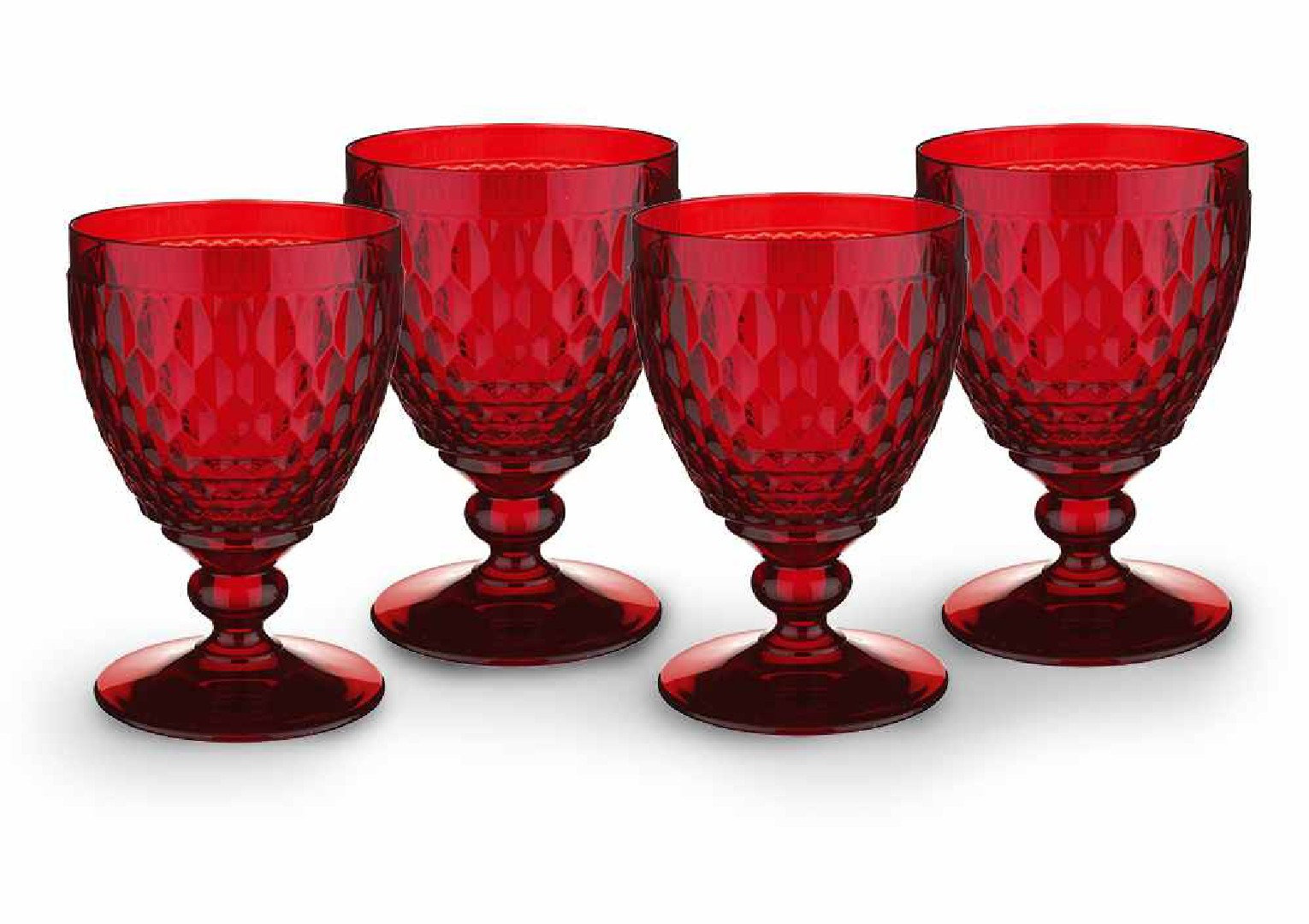 Villeroy & Boch Boston Colored Lead Free Crystal Goblet Set & Reviews | Wayfair