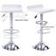 Ensemble de 2 tabourets de bar en cuir Pu Modern Airlift-2058719180