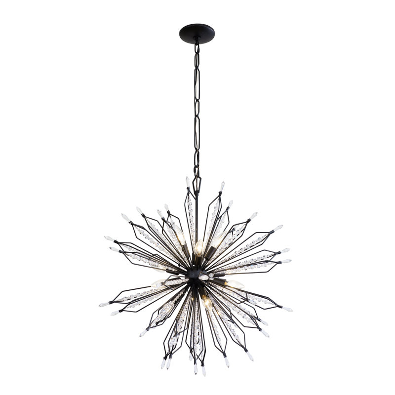 Lustre sphérique Spoutnik Orbital, H 29 po x l 28 po x P 28 po