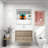 35.4'' Single Bathroom Vanity with Acrylic Top-270177639