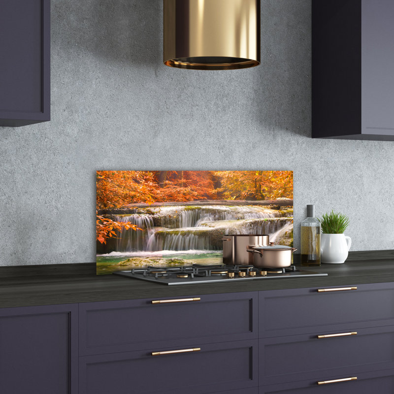 50cm W x 100cm L Glass Peel and Stick Panel