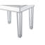 Cain Mirrored Upholstered Vanity Stool