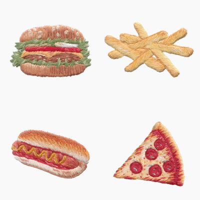 Set of 4 American Food Mix Cocktail Set