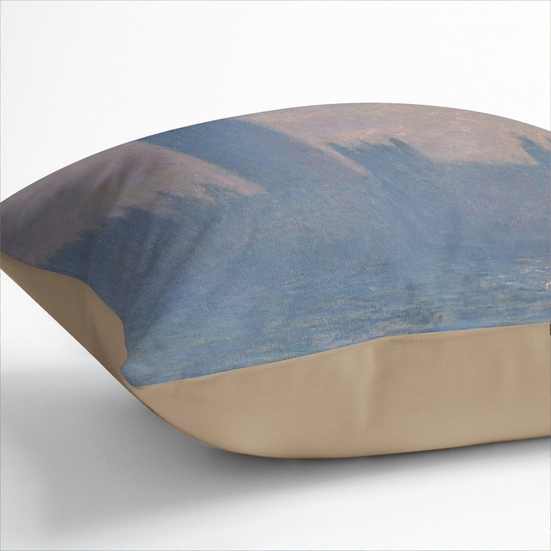 Square Cushion, 55cm H x 55cm W x 20cm D, Stone