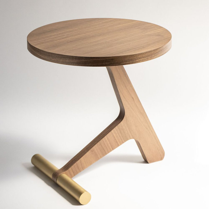 Puntero Solid Wood End Table