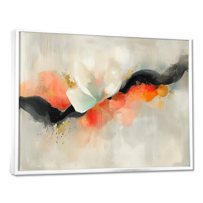«Emotion Pulse Of Volcano», encre liquide abstraite