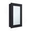 Armoire à pharmacie à miroir étroit H 25,7 "x l 15,7" Juno, une porte avec trois tablettes intérieures pour la salle de bain, noir cuisine-1048001849