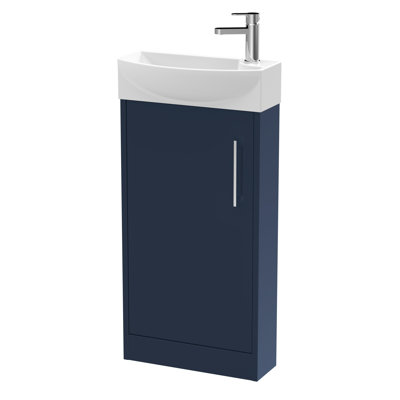 Juno 450mm Single Bathroom Vanity with Drop In Vitreous China Basin