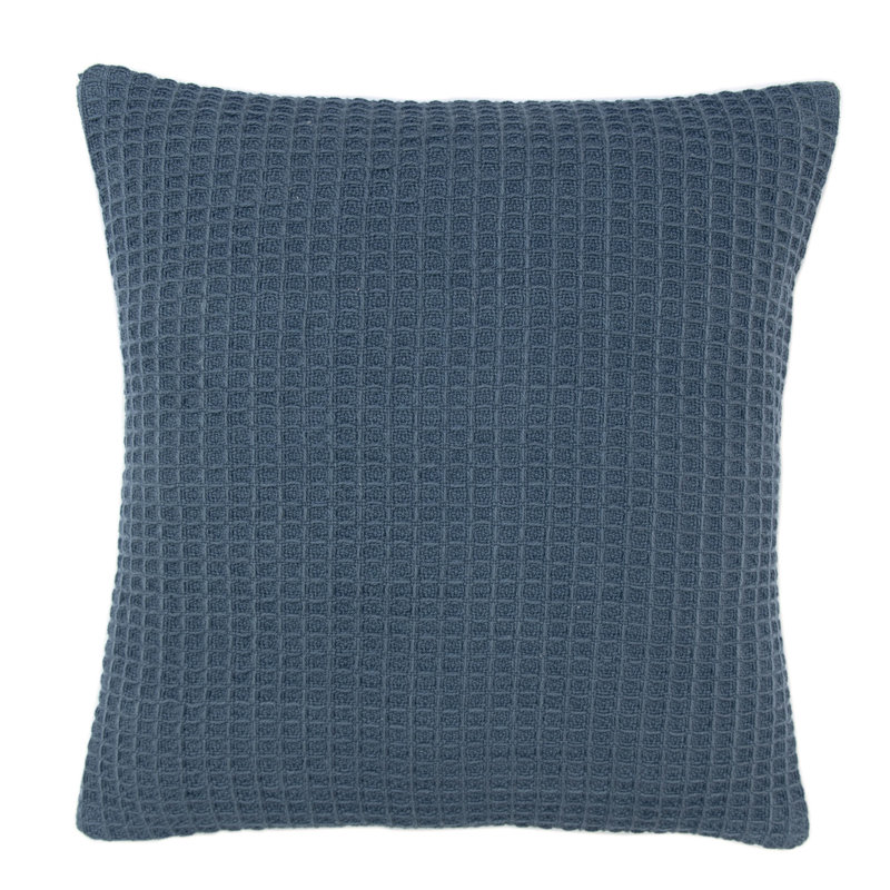 Bruges Geometric Square Cushion, Ink Blue, Cushion Cover Only - No Insert