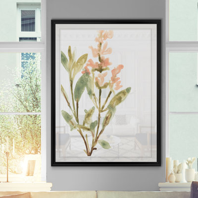 Earthtone Herbs IV' Print on Canvas