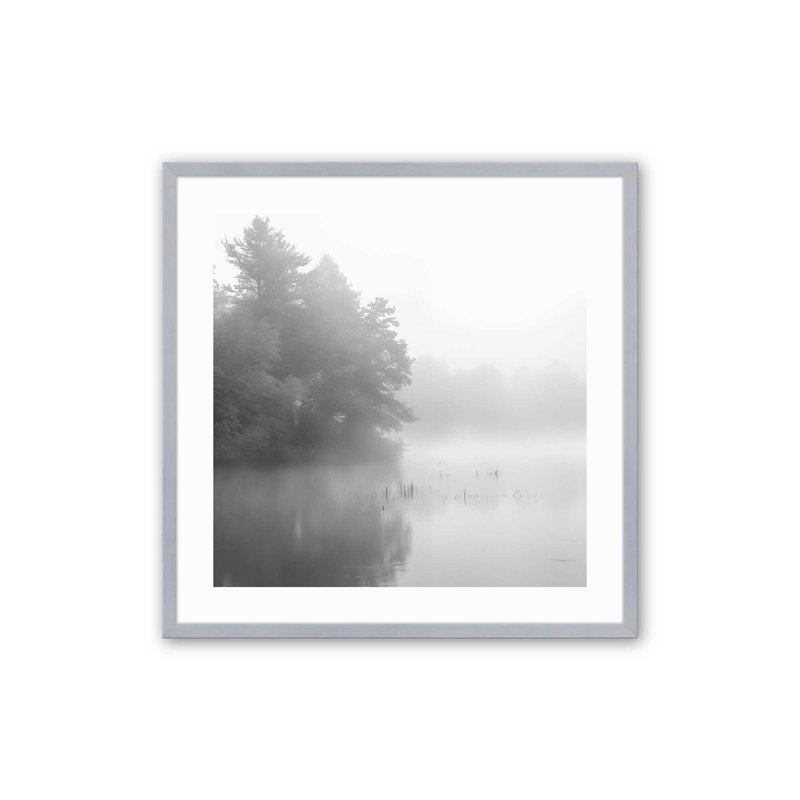 «Misty Enigma», reproduction d'art, Polished Chrome Framed, H 13,75 po x l 13,75 po