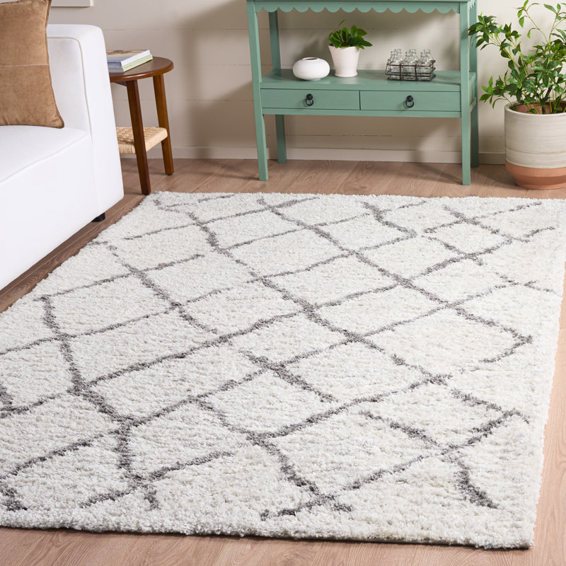 Tapis à poils longs Zettie, Rectangle 5 pi x 7 pi