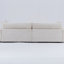 Velours côtelé 112 pouces beige, quatre sièges, structure en bois massif, siège à ressorts en forme de S et deux coussins décoratifs pour se détendre en velours côtelé, dimension,-2112435300