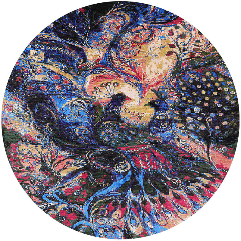 Oriental Indoor Rug, Round 7'