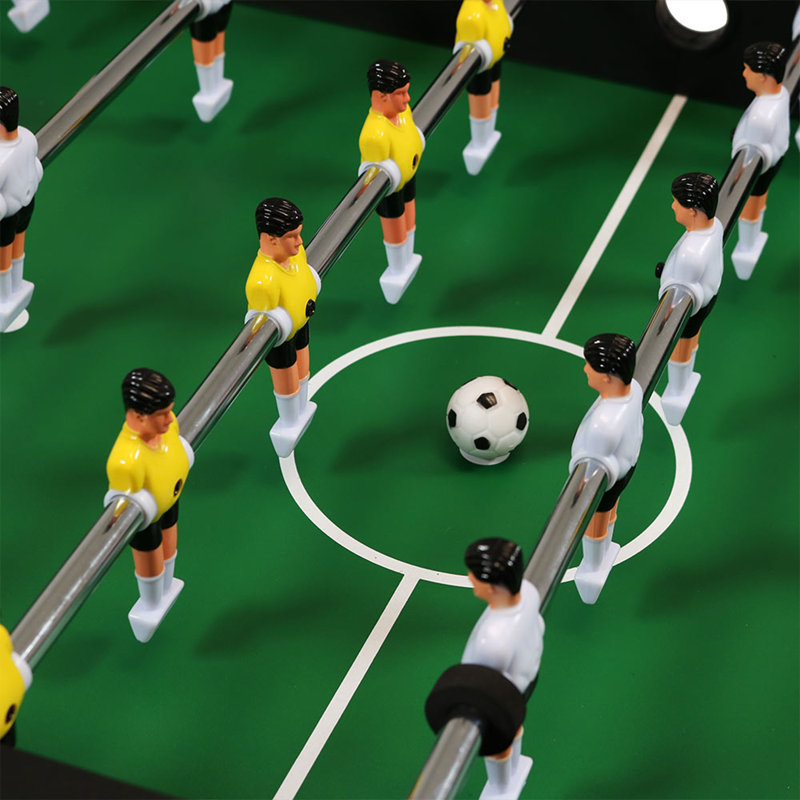 Table de soccer d'intérieur pliante à 2 joueurs avec tiges télescopiques SunnyDaze Decor