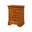 Table de chevet avec table de chevet 3 tiroirs Citronelle-41524245