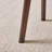 Mid-Century Solid Rubber Wood End Table With 2-Tier Storage Shelf