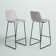 Liekele Upholstered Counter Height Modern Dining Stools