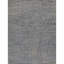 Hand Knotted Striped Area Rug in Blue-1188575122